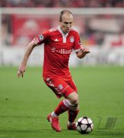 FUSSBALL  International CHL 09/10:  ROBBEN (FC Bayern  Muenchen)
