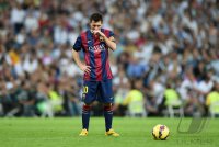 Fussball Primera Division El Clasico 14/15: Lionel Messi (Barca)
