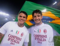 FUSSBALL SERIE A:  Meister 2011  AC Mailand;  JUBEL