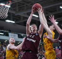 Basketball 1. Bundesliga 23/24: Tigers Tuebingen - FC Bayern Muenchen Basketball