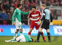 Fussball 1. Bundesliga 07/08  FC Bayern Muenchen  -  SV Werder Bremen