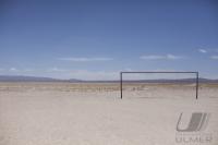 Fussballfeld am Salar de Uyuni