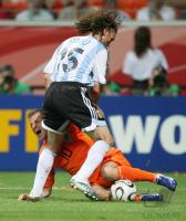 Fussball WM 2006: Holland - Argentinien