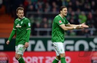 Fussball, 1. Bundesliga  Saison 2013/2014: SV Werder Bremen - Borussia Dortmund