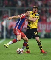 Fussball DFB Pokal Halbfinale 14/15: FC Bayern Muenchen - Borussia Dortmund