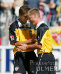 Fussball 2. Bundesliga: FSV Mainz 05 - SSV Reutlingen, Zweikampf
