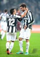 FUSSBALL SERIE A: Giovinco Sebastian und Claudio Marchisio (v. li., Juventus Turin)
