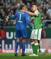 Fussball, 1. Bundesliga  Saison 2014/2015: Werder Bremen - FC Augsburg