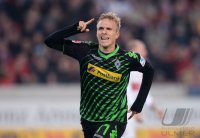 Fussball  1. Bundesliga  13/14: JUBEL Oscar Wendt (Borussia Moenchengladbach)