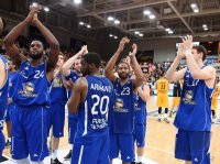 Basketball 1. Bundesliga 14/15 Hauptrunde:  Walter Tigers Tuebingen - FRAPORT SKYLINERS