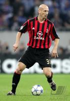 Fussball International UCL: Mailand, STAM Einzelaktion am Ball