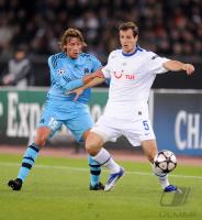 FUSSBALL  International CHL 09/10   FC Zuerich - Olympique Marseille