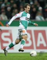 Fussball 1. Bundesliga: Werder, JENSEN Einzelaktion