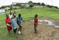Fussball im Armenviertel Umlazi bei Durban