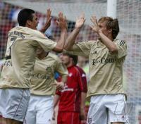 Fussball 1.Bundesliga 1. FC Kaiserslautern - FC Bayern Muenchen