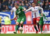 Fussball, 1. Bundesliga  Saison 2014/2015: Hamburger SV - FC Augsburg
