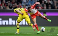 Fussball 1. Bundesliga 23/24: FC Bayern Muenchen - Borussia Dortmund