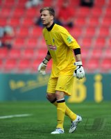 FUSSBALL, DFB Pokal 1. Hauptrunde:  Torwart Oliver Baumann (SC Freiburg)