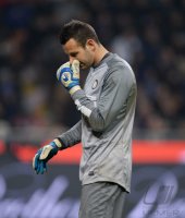 Fussball International Serie A 13/14: Torwart Samir Handanovic (Inter Mailand)