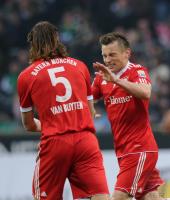 Fussball 1. Bundesliga  09/10  SV Werder Bremen - FC Bayern Muenchen