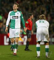 Fussball, 1. Bundesliga: Aachen - Bremen