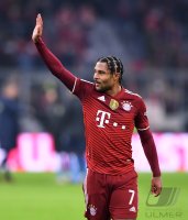 Fussball 1. Bundesliga Saison 21/22: Serge Gnabry (FC Bayern Muenchen) in Corona - Quarantaene