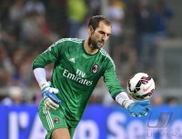 FUSSBALL Trofeo TIM Cup 2014:  Torwart Diego Lopez (AC Mailand)