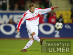 Fussball Bundesliga: Stuttgart, Hinkel Einzelaktion