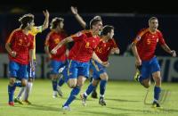 Fussball International  U 20 WM  Achtelfinale Spanien - Brasilien