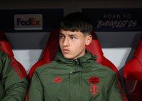 Fussball  Achtelfinal Rueckspiel CHL 25/26: FC Bayern Muenchen - Atalanta Bergamo