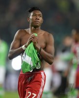 Fussball, 1. Bundesliga  Saison 2014/2015: VfL Wolfsburg - FC Bayern Muenchen