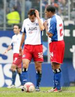 Fussball 1. Bundesliga: Hamburg - Leverkusen, HSV enttaeuscht n. 0:2