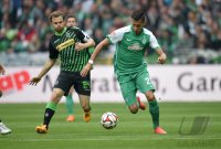 Fussball, 1. Bundesliga  Saison 2014/2015: SV Werder Bremen - Borussia Moenchengladbach