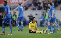 Fussball 1. Bundesliga  2010/2011:  Enttaeuschung Lucas Barrios (Borussia Dortmund)