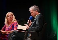 Buchpraesentation: Oberbuergermeister Boris Palmer (Tuebeingen) und Notaerztin Lisa Federle (Tuebingen)