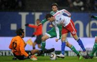 FUSSBALL, 1. BUNDESLIGA, 20. Spieltag: Hamburg - Wolfsburg