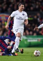 Fussball CHL  Saison 2014/2015: Zlatan Ibrahimovic (Paris Saint-Germain)