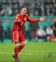 FUSSBALL  DFB POKAL SAISON  11/12  HALBFINALE: Franck Ribery (FC Bayern Muenchen)