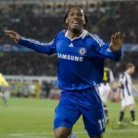 Fussball International Champions League  JUBEL Drogba  (FC Chelsea London)