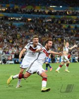 FUSSBALL WM 2014 FINALE: JUBEL  Mario Goetze (Deutschland)