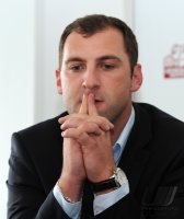 Fussball 3. Bundesliga :  Manager Markus Gruenberger (SpVgg Unterhaching)