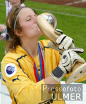 Fussball Uefa-Cup Frauen: Frankfurt - UMEA, UMEA jubelt