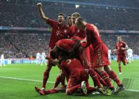 FUSSBALL INTERNATIONAL  CHL HALBFFINALE 11/12:  FC Bayern Muenchen - Olympic Marseille