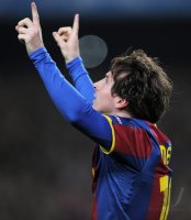 Fussball CHL  Saison 2010/2011:  JUBEL Lionel Messi (Barca)