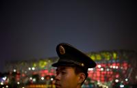 FUSSBALL  Olympia 2008  EROEFFNUNGSFEIER Polizei