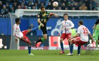 Fussball, 1. Bundesliga  Saison 2014/2015: Hamburger SV - Borussia Moenchengladbach