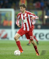 Fussball CHL  Saison 2010/2011: Thomas Mueller (FC Bayern Muenchen)