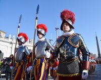 Rom;  Papst Franziskus I. spricht den Urbi Et Orbi Segen