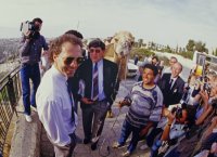 Fussball Israel-Deutschland: Beckenbauer am Oelberg