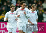 Fussball 2. Bundesliga: Aachen - Reutlingen, enttaeuschte Reutlinger